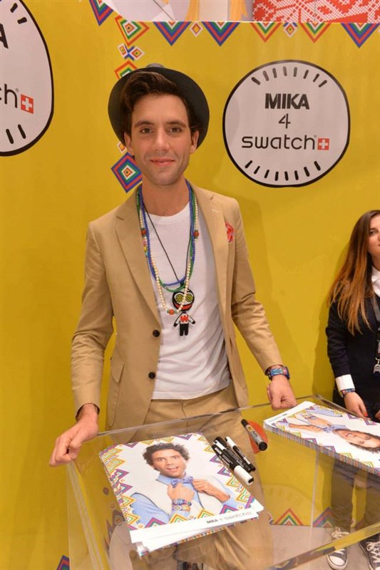 Mika Swatch Signing